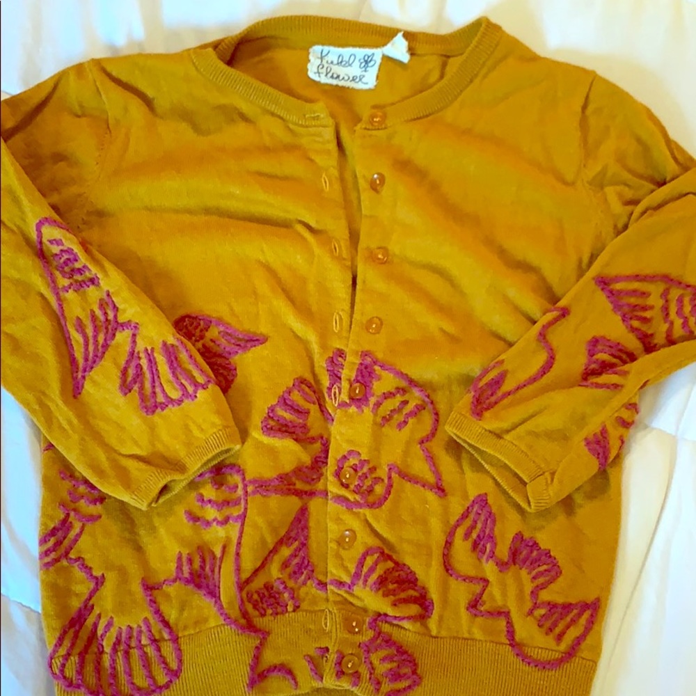Bird knit Cardigan - Anthro